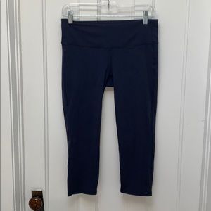 Athleta Navy Blue Crop Leggings